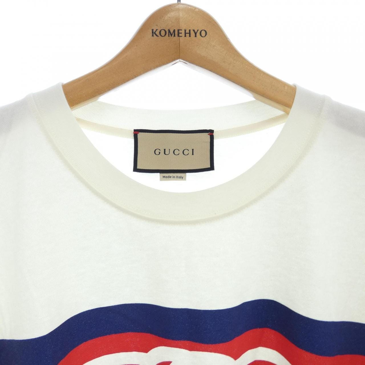 グッチ GUCCI インターロッキングGストライプ プリント 616036 XJDAG Tシャツ
