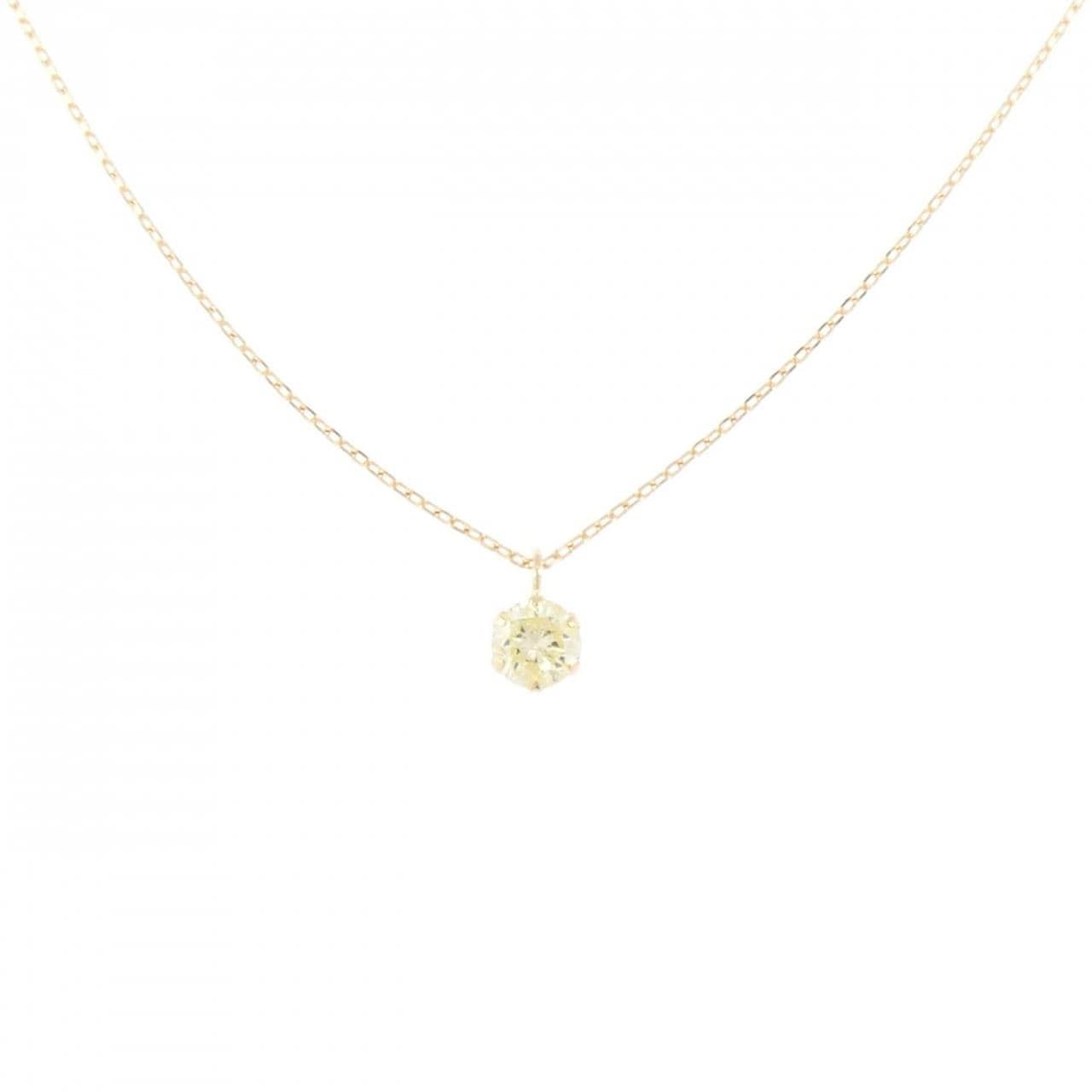 K18YG ダイヤモンド ネックレス 0.21CT