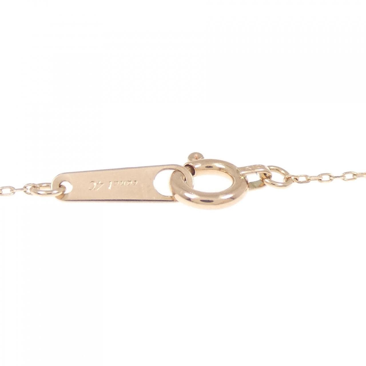 4゜C ハート ルビー ネックレス