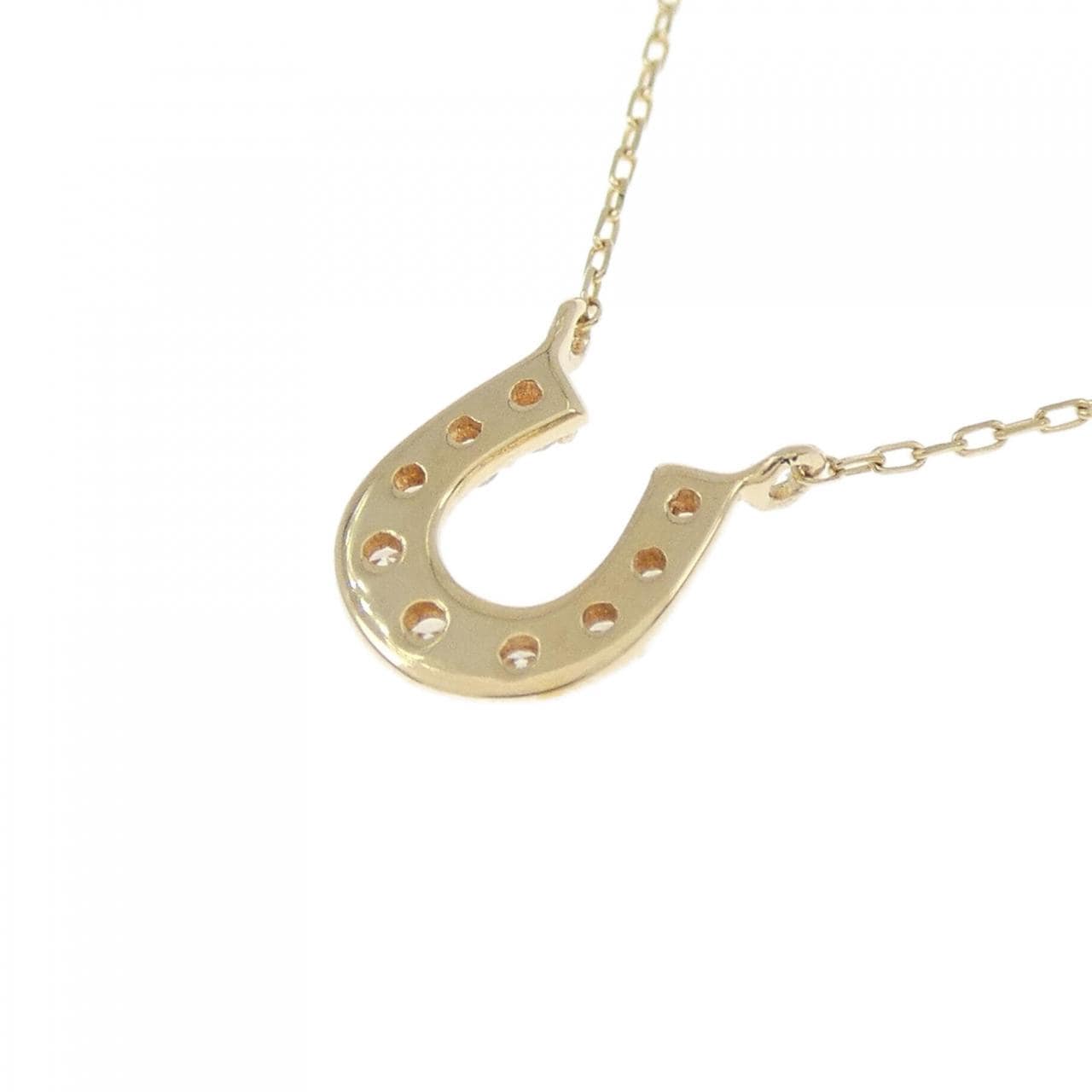 エテ ホースシュー ダイヤモンド ネックレス