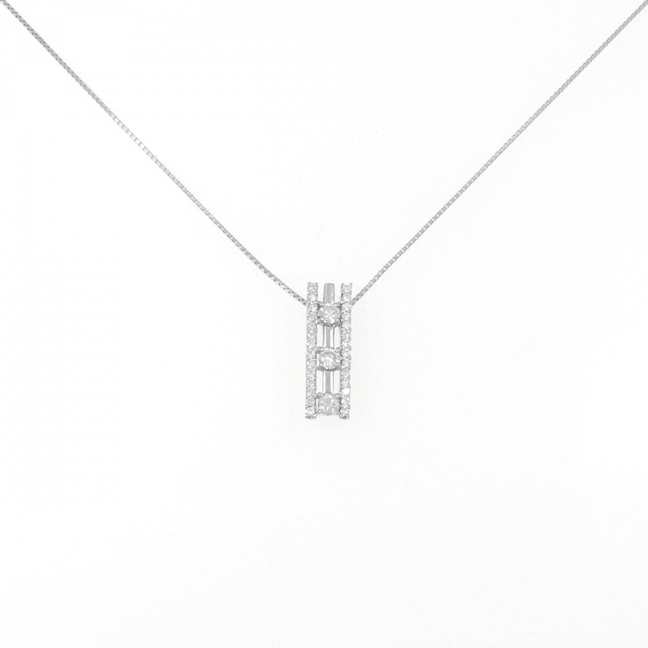 [BRAND NEW] PT Diamond Necklace 0.61CT