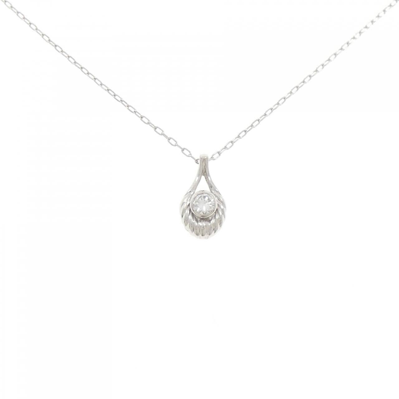 PT900/PT850 ダイヤモンド ネックレス 0.16CT