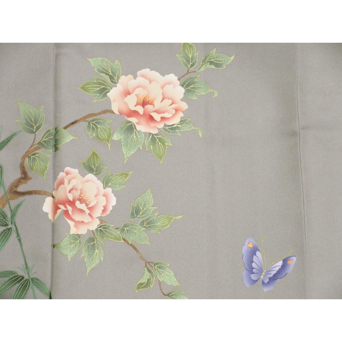 【未使用品】訪問着　友禅金彩加工　ボカシ染