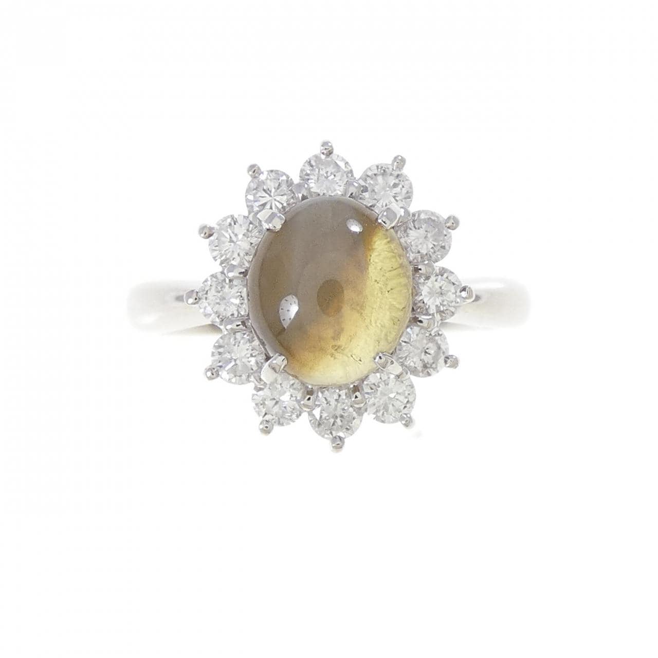 PT900 クリソベリルキャッツアイ リング 2.38CT