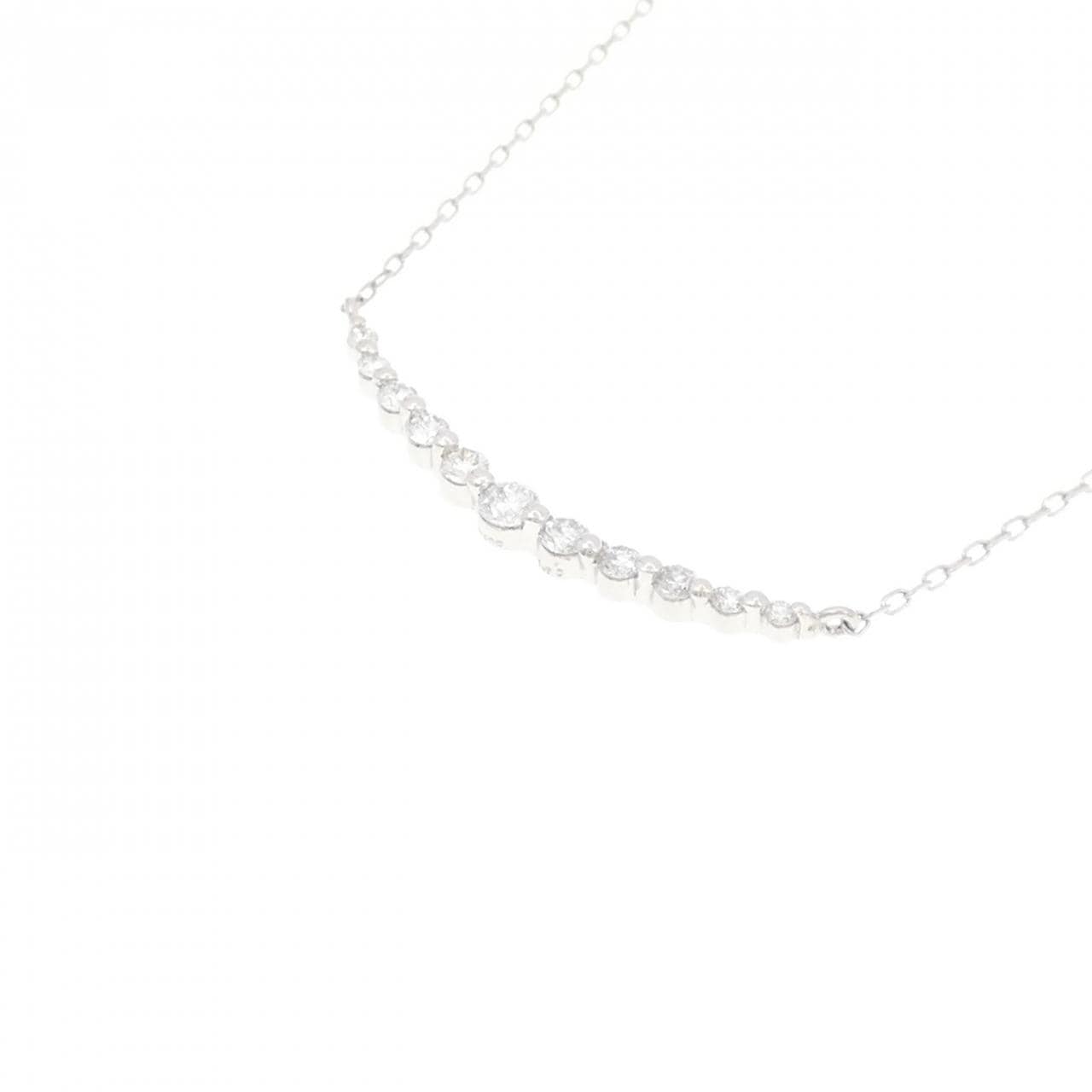 PT900/PT850 ダイヤモンド ネックレス 0.30CT