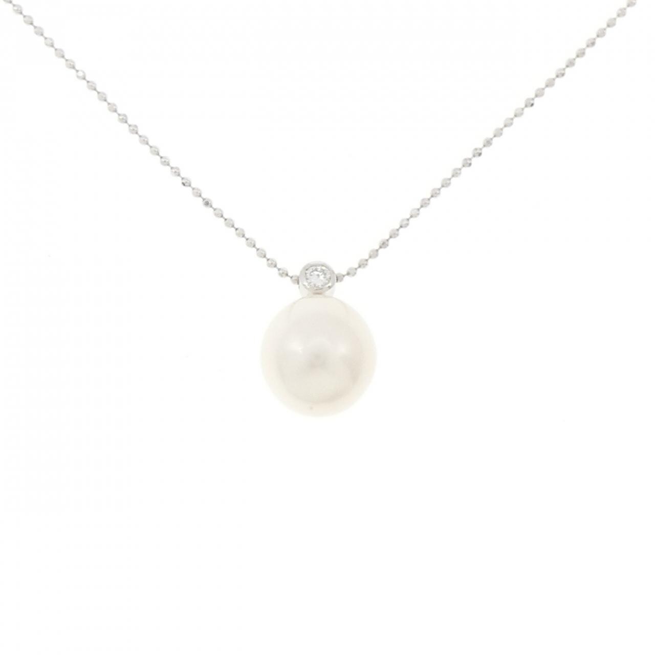 PT900/PT850 白蝶パール ネックレス 12.2mm