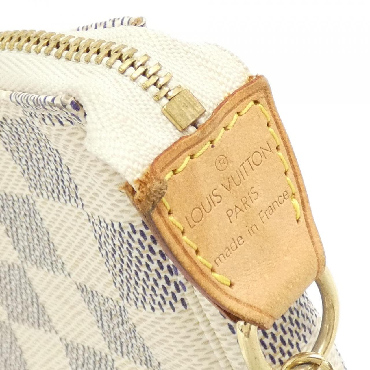 LOUIS VUITTON Damier Azur Mini Pochette Accessoire N58010 Accessory Pouch
