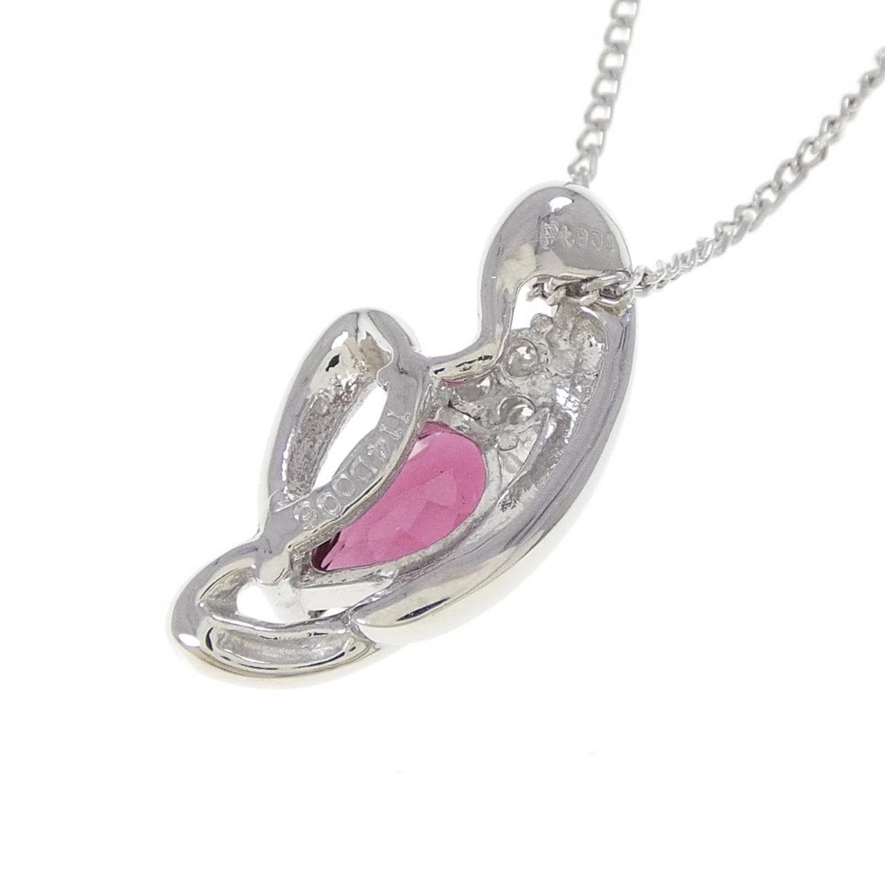 PT900/PT850 ガーネット ネックレス 1.14CT