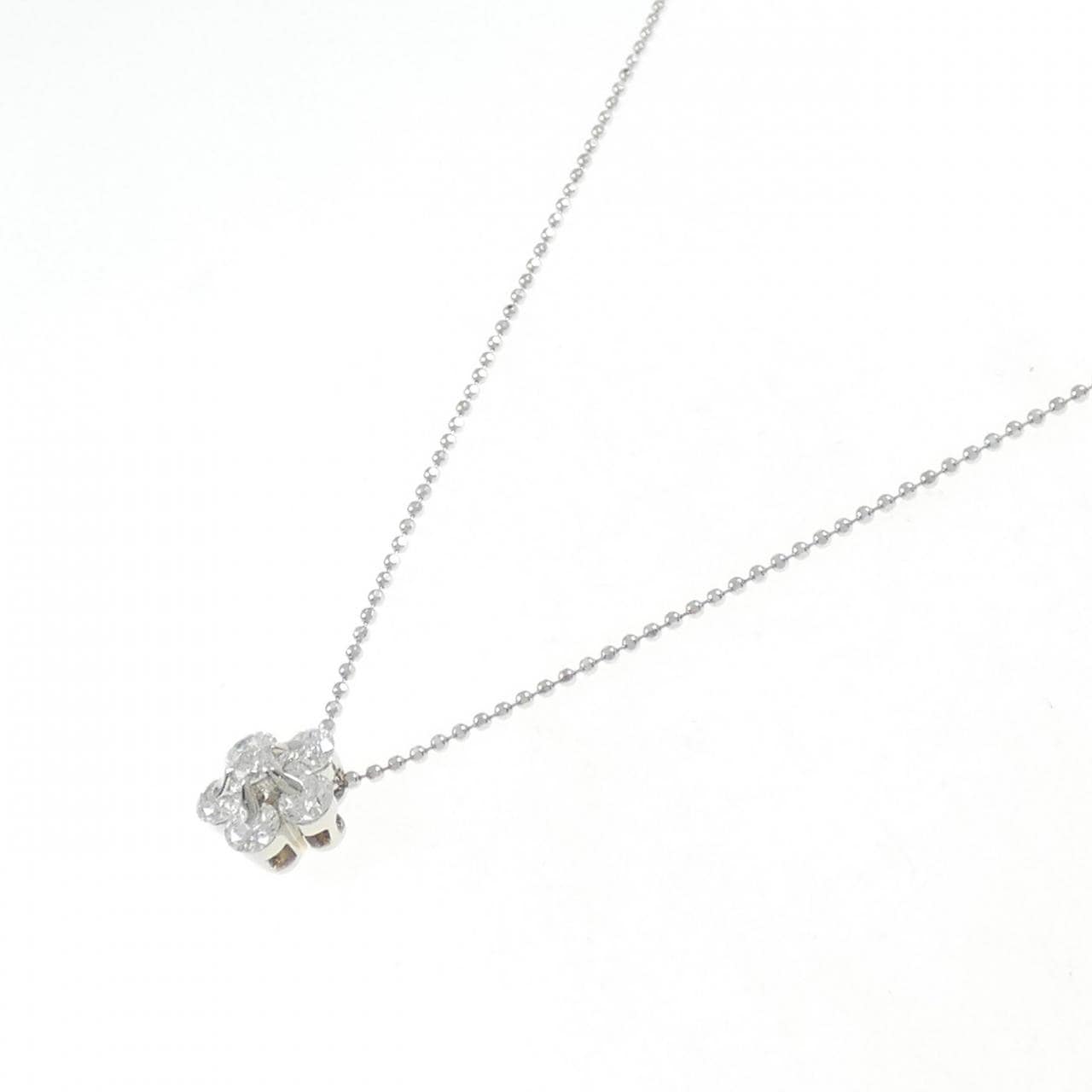 PT Flower Diamond Necklace 1.01CT