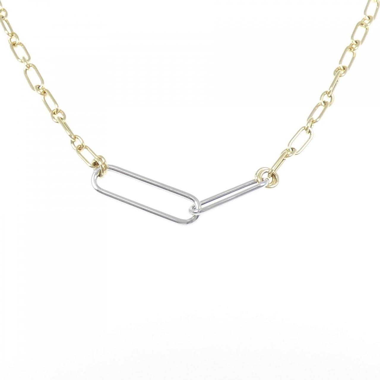 750YG/750WG necklace