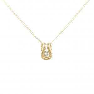 K18YG ダイヤモンド ネックレス 0.13CT