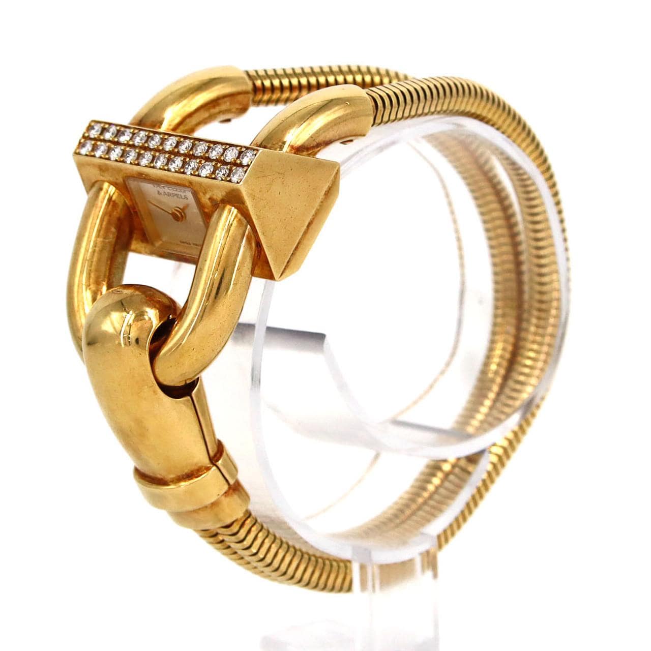 ヴァンクリーフ&アーペル カデナ･ヴィンテージⅡ YG/2D 131977 YG クォーツ