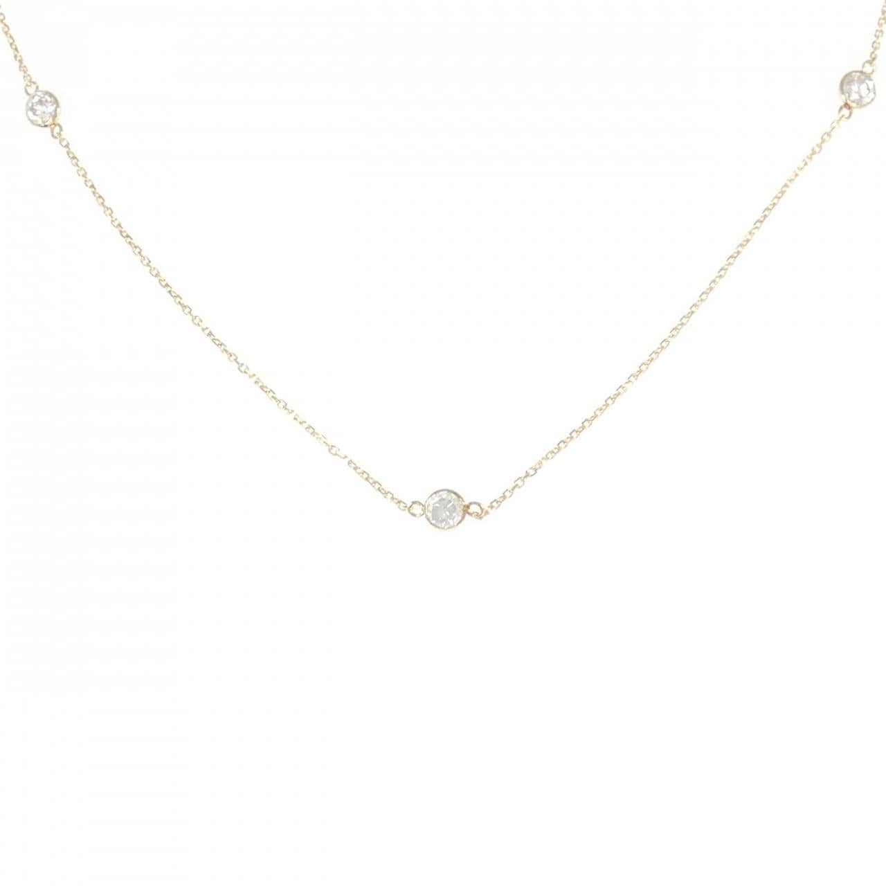 K18YG ダイヤモンド ネックレス 0.50CT