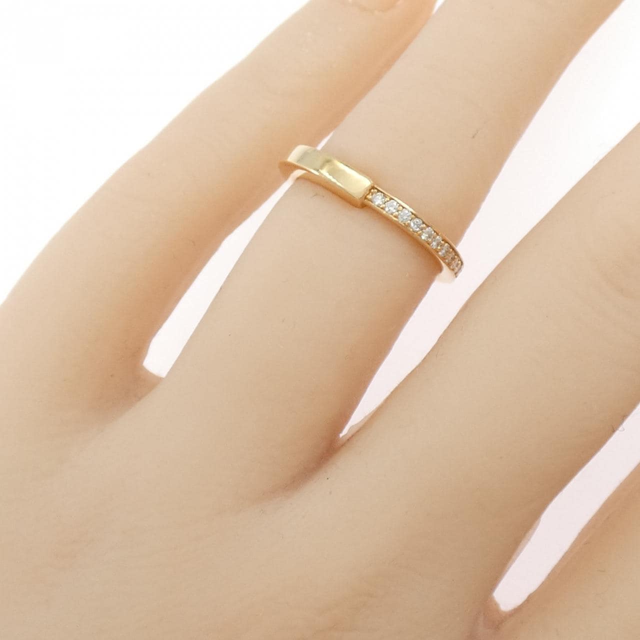 ティファニー ロック リング 0.13CT
