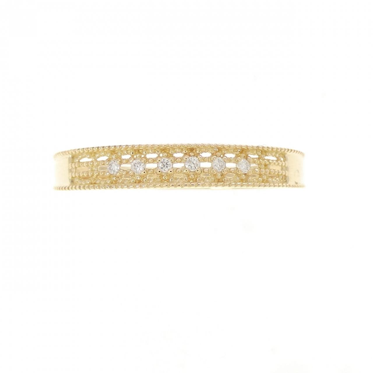 K18YG ダイヤモンド リング 0.03CT