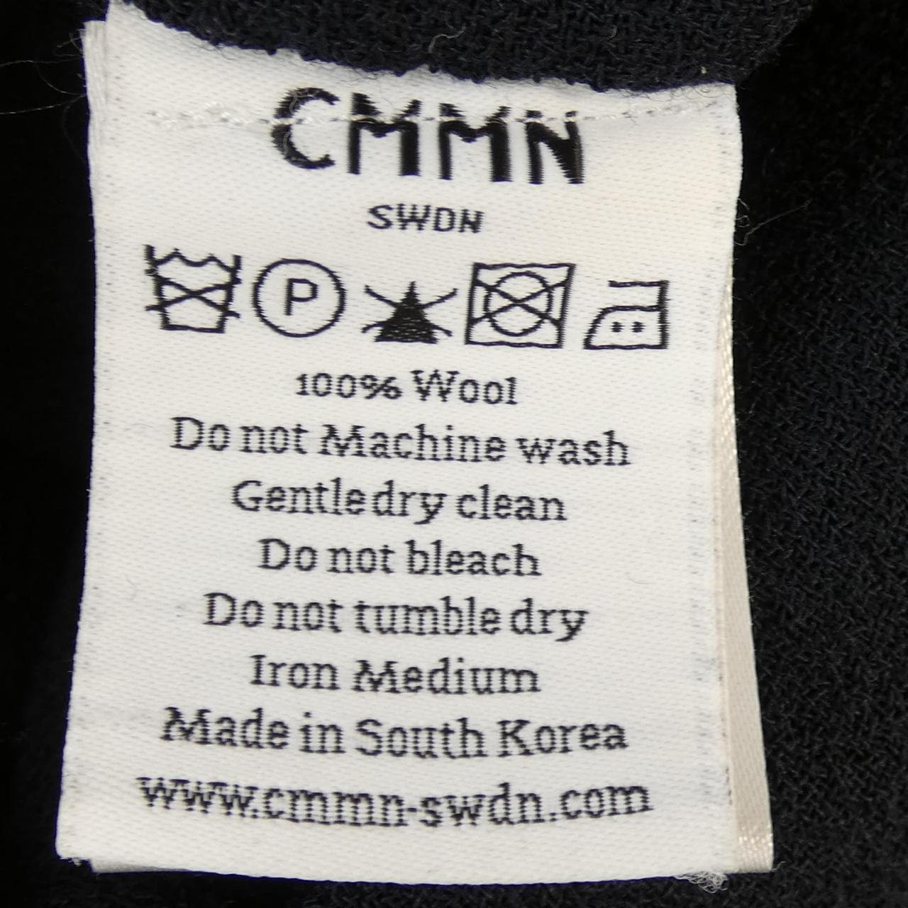 CMMN SWDN ジャケット