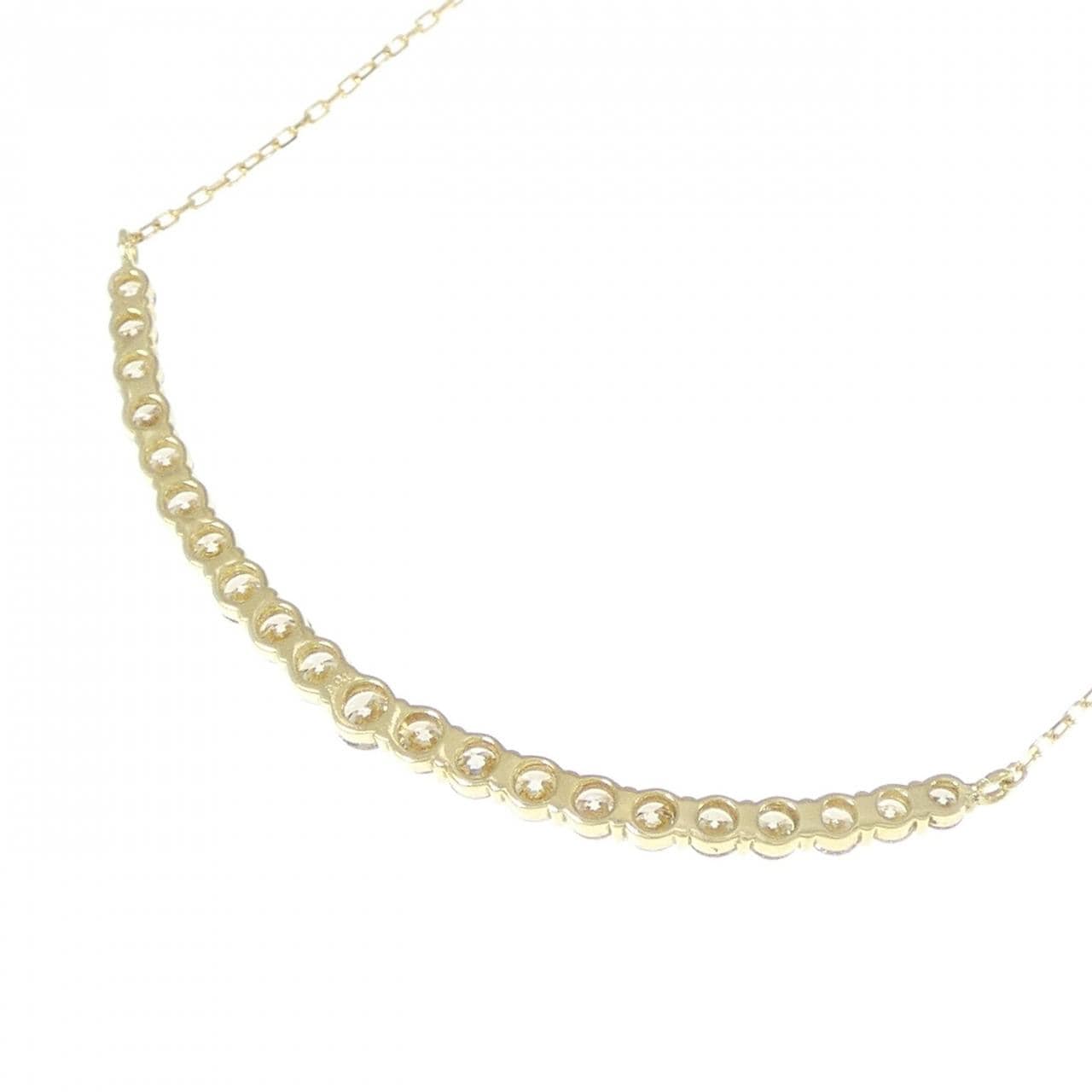 K18YG ダイヤモンド ネックレス 1.03CT