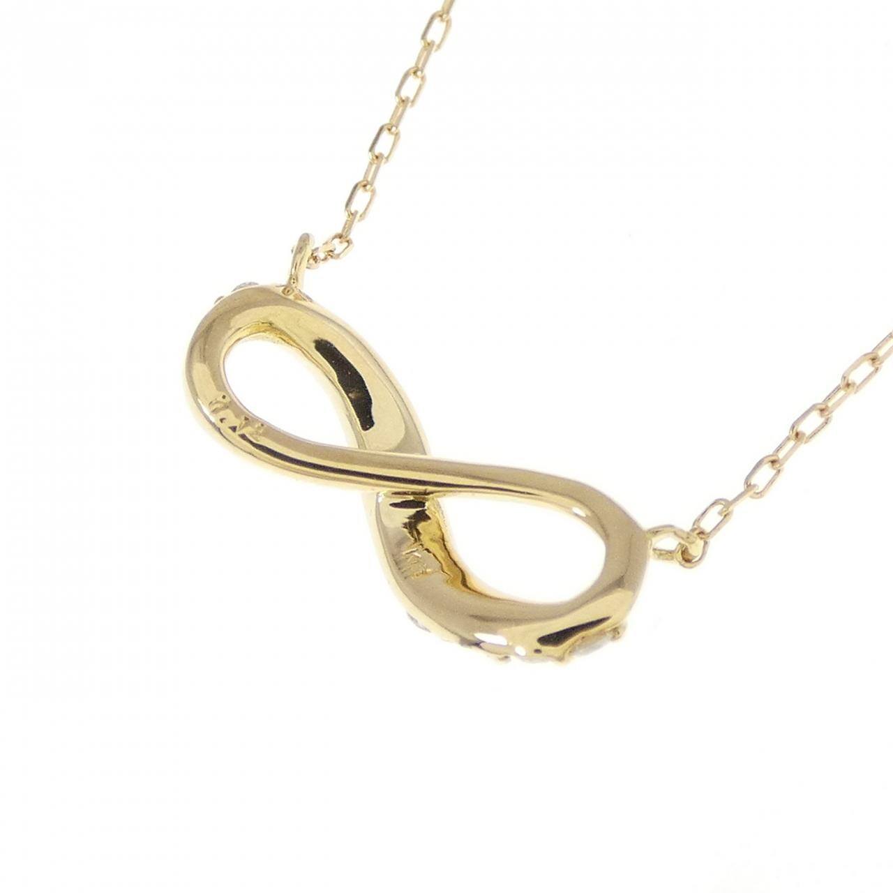 K18YG ダイヤモンド ネックレス 0.12CT