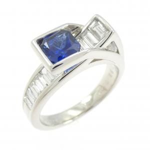 PT900 サファイヤ リング 0.88CT