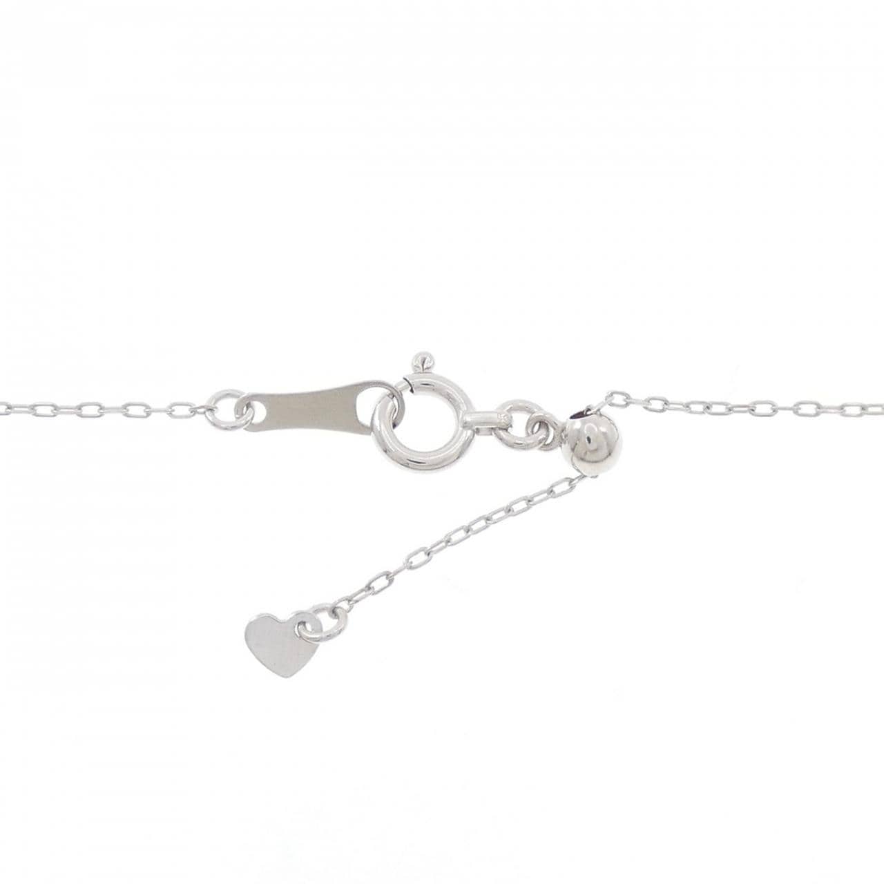 K18WG ダイヤモンド ネックレス 0.50CT