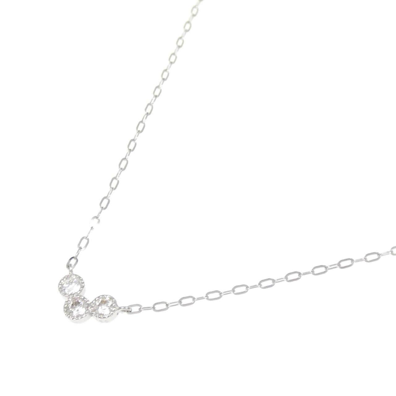 [BRAND NEW] PT Diamond Necklace 0.10CT