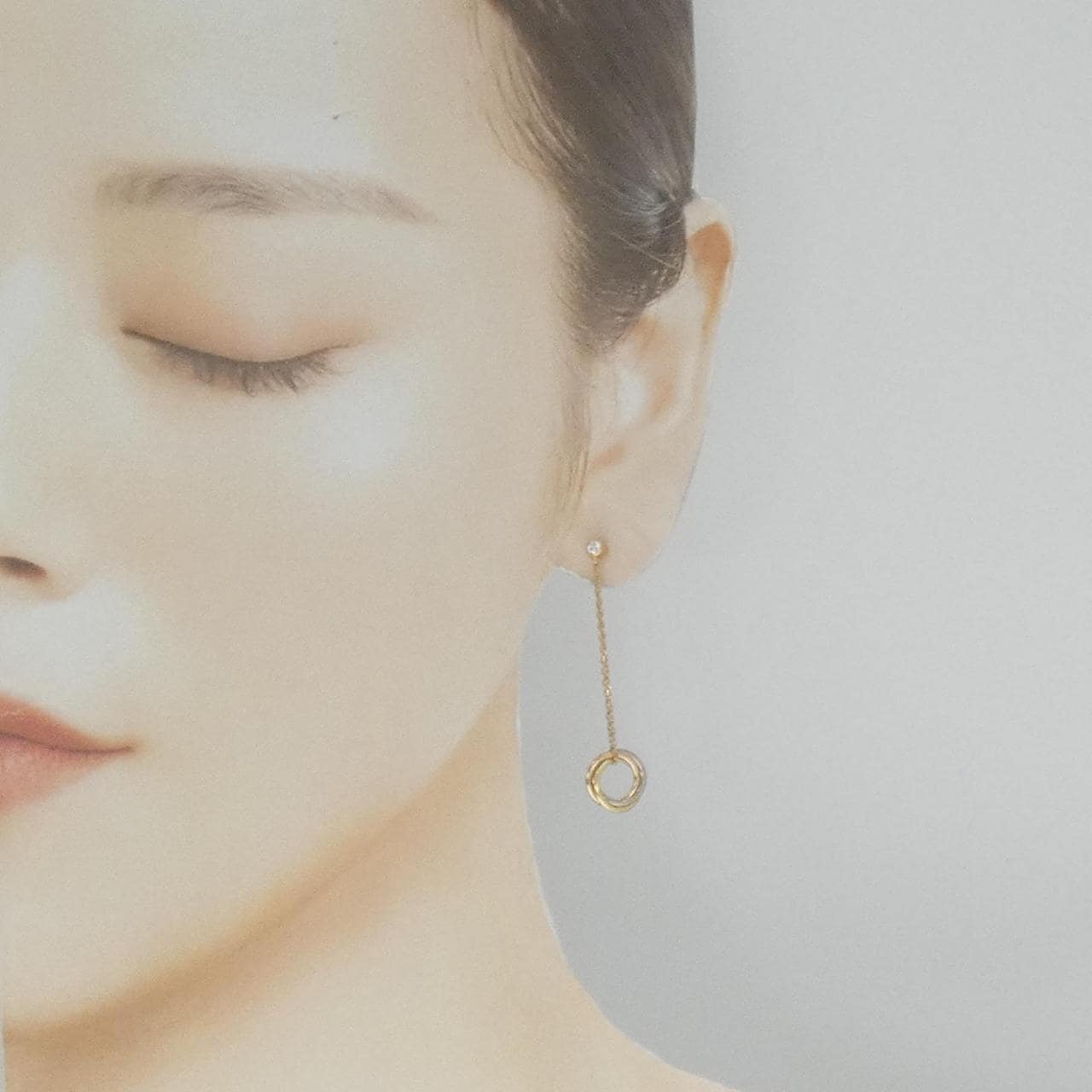 カルティエ　トリニティ　スタッド　ピアス CARTIER カルティエ トリニティ ダイヤモンド ピアス K18