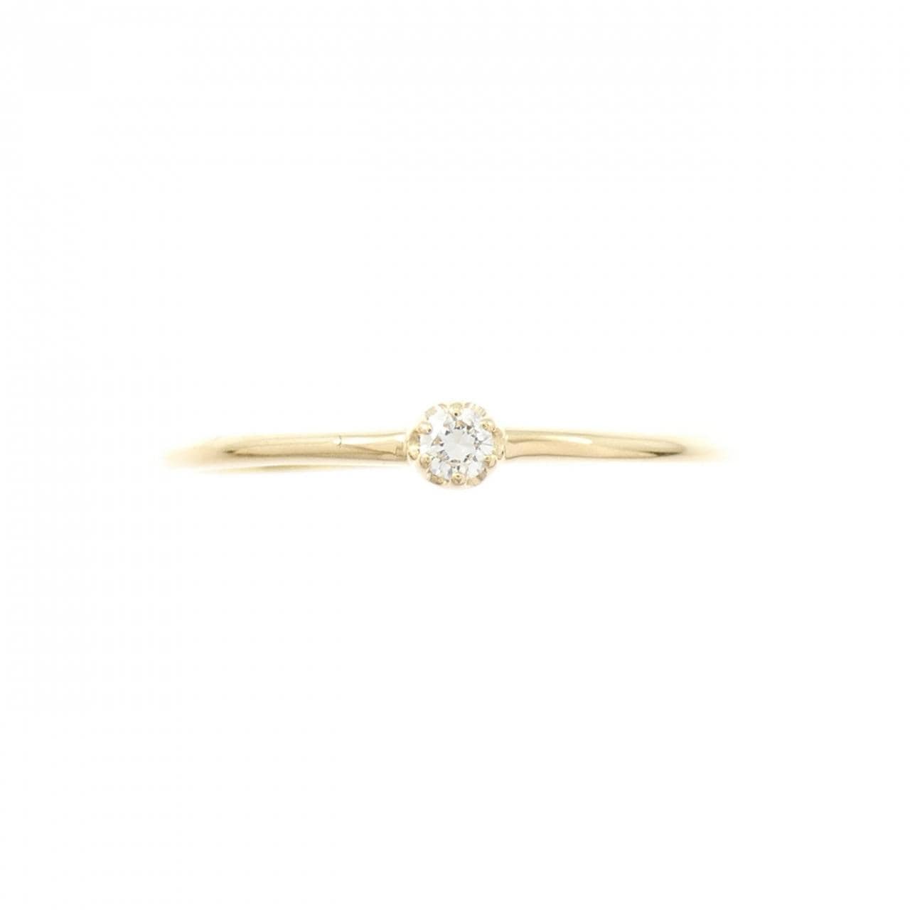 [再加工款] K18YG钻石0.03CT