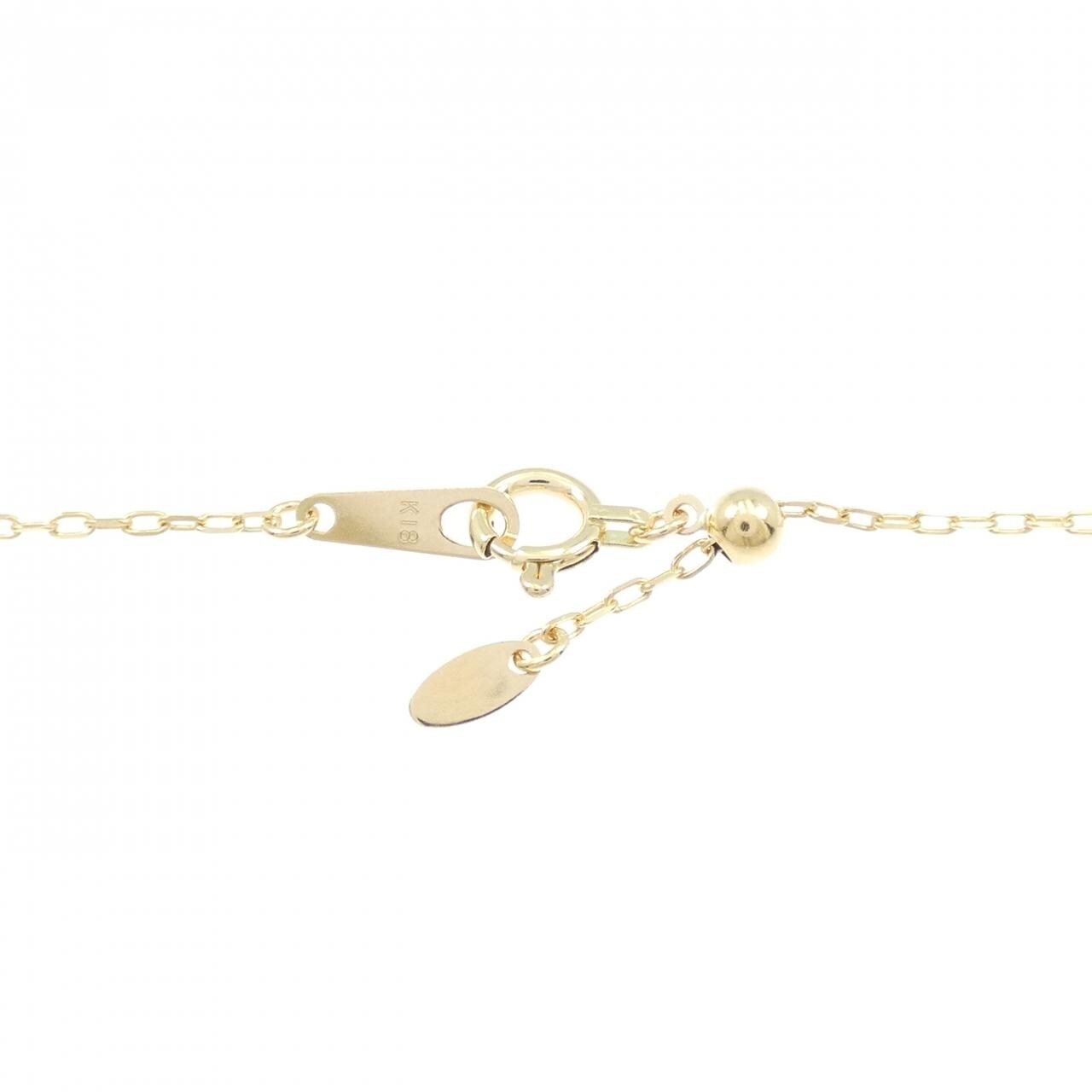 K18YG ダイヤモンド ネックレス 0.10CT