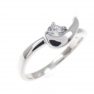 K18WG ダイヤモンド ピンキー リング 0.104CT