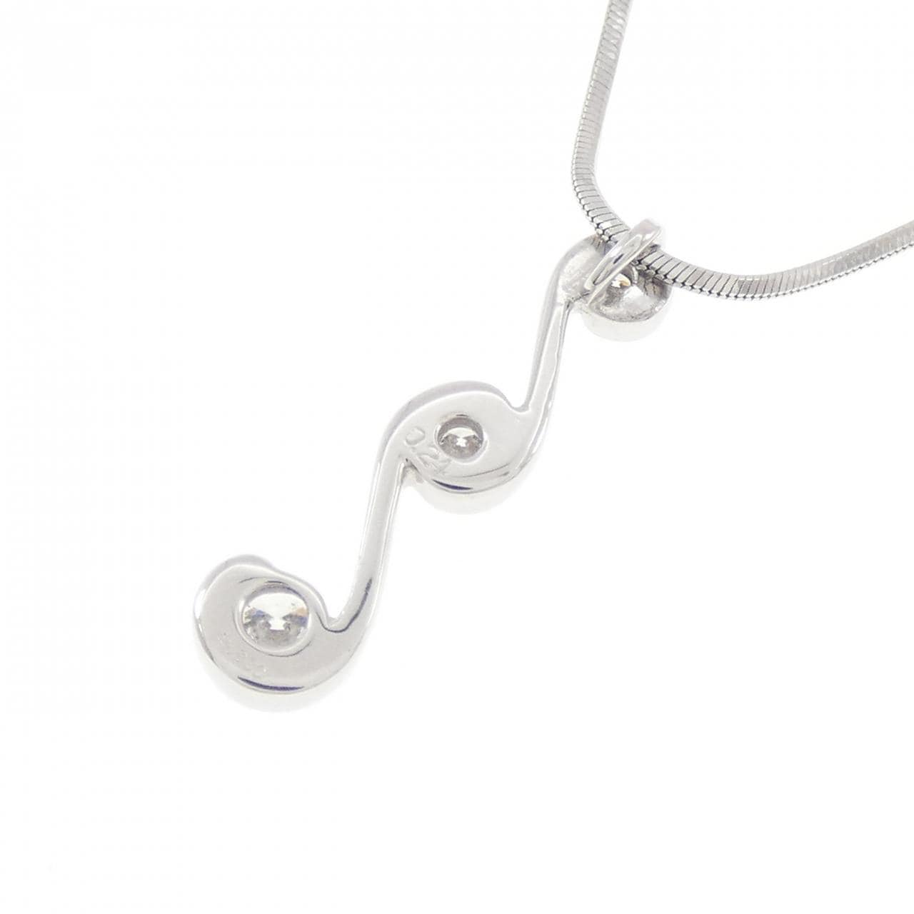 PT900/PT850 ダイヤモンド ネックレス 0.24CT