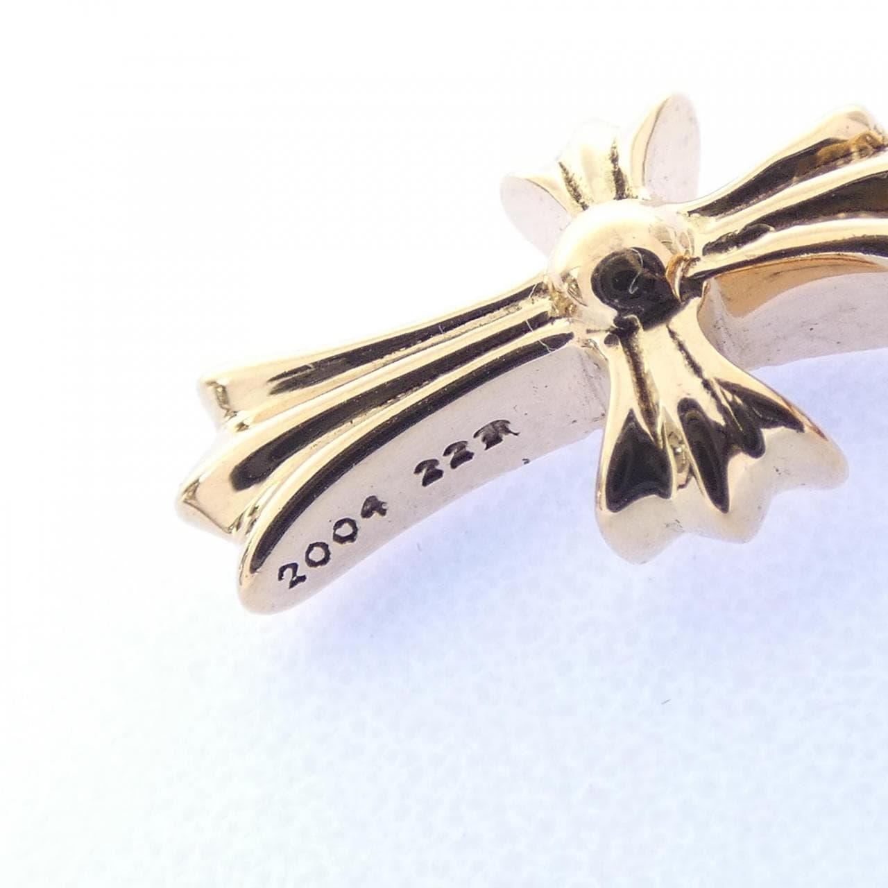 クロムハーツ CHROME HEARTS CH CROSS BABY FAT GLD PAVE RUBY SNGL SID 202033722GLDXXX180 ペンダント