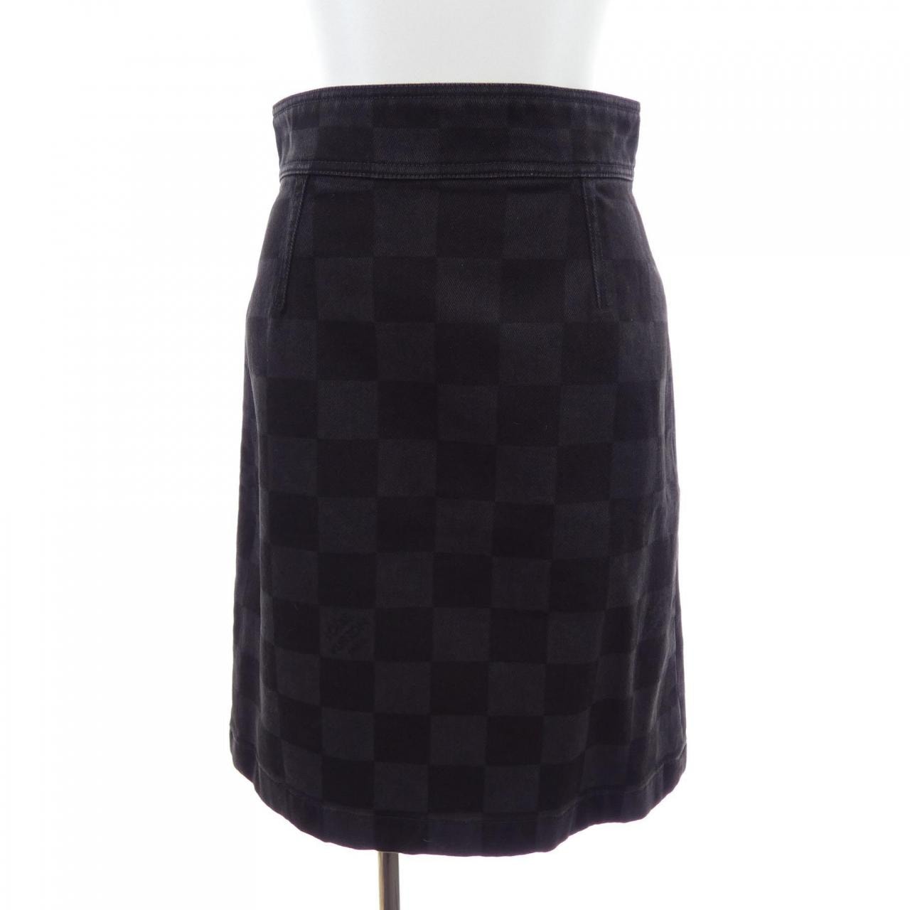 ルイヴィトン LOUIS VUITTON ダミエグラフィットデニム FNSK06NY9 スカート