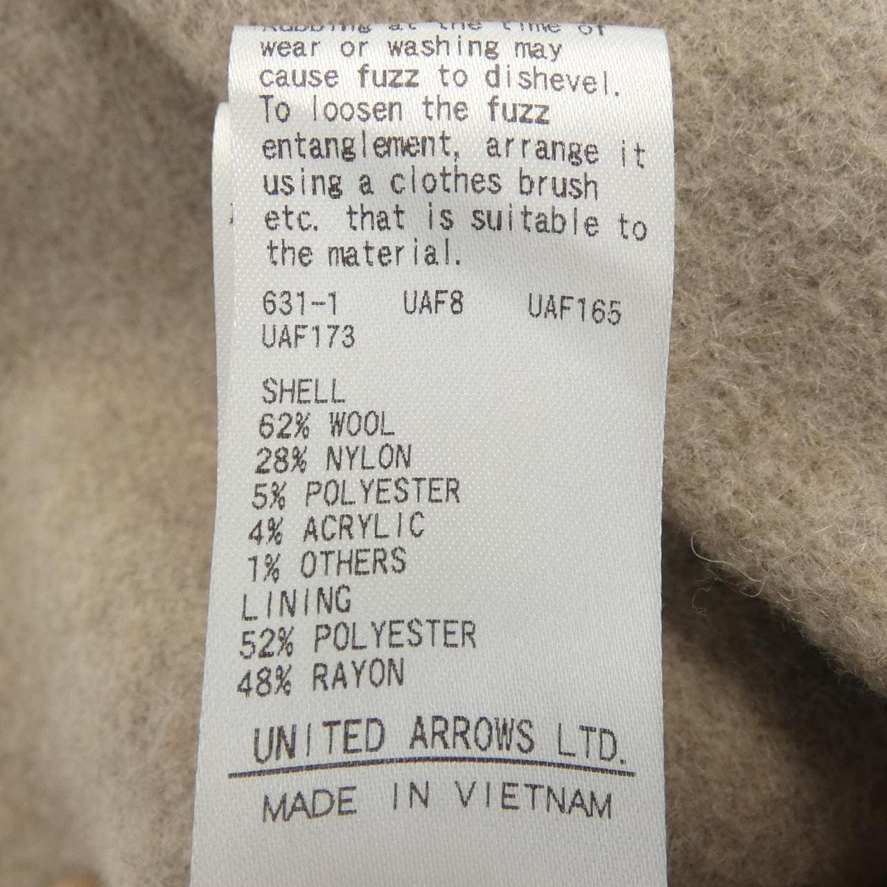 ビューティーアンドユース BEAUTY&YOUTH(U.A) コート