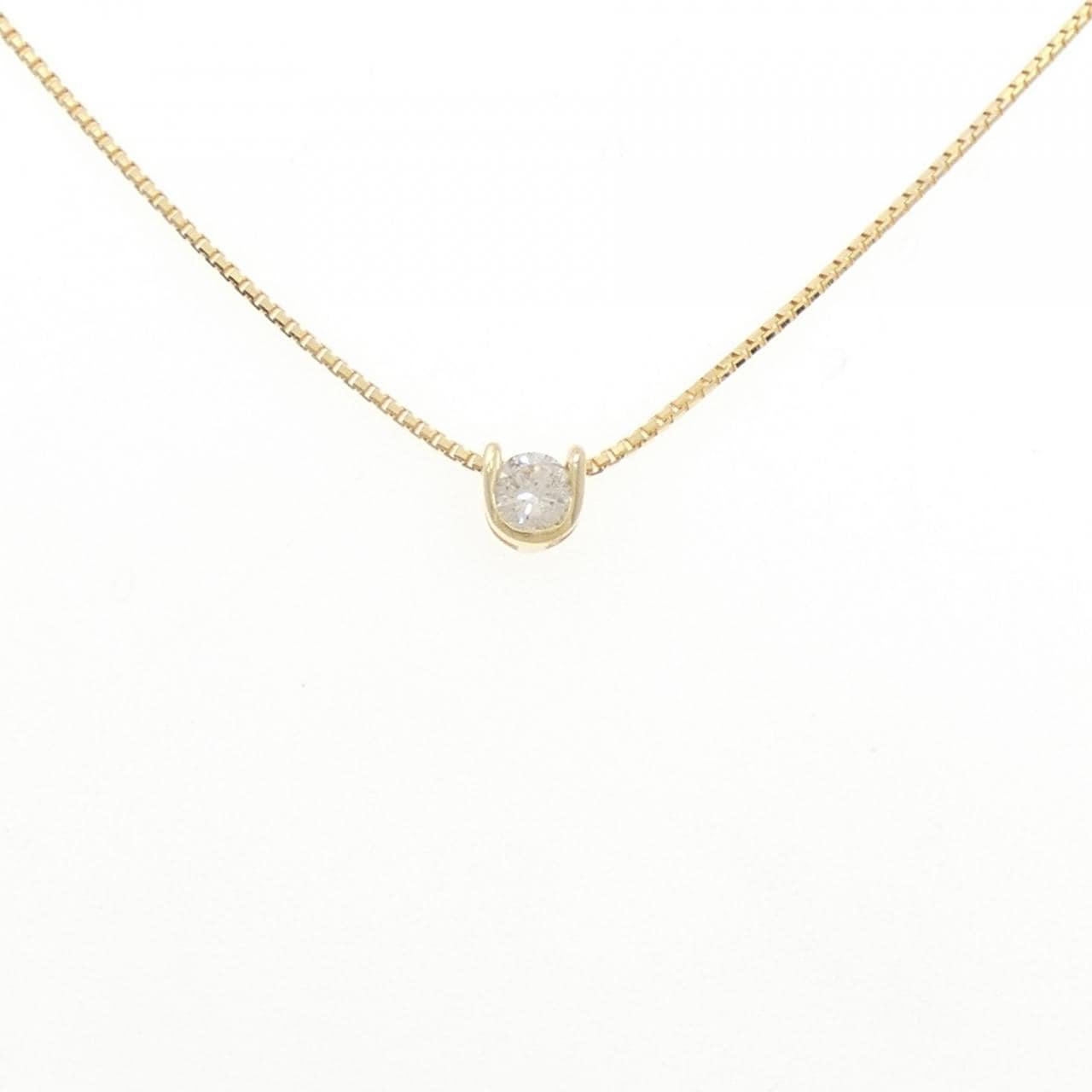 K18YG ダイヤモンド ネックレス 0.27CT