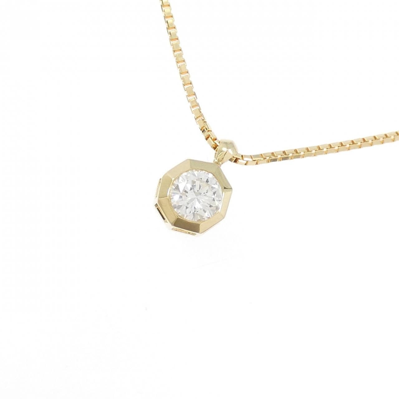 K18YG ダイヤモンド ネックレス 0.43CT