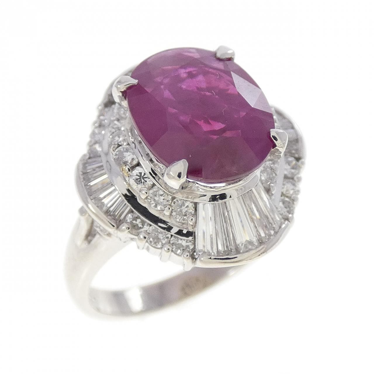 PT900 ルビー リング 2.49CT