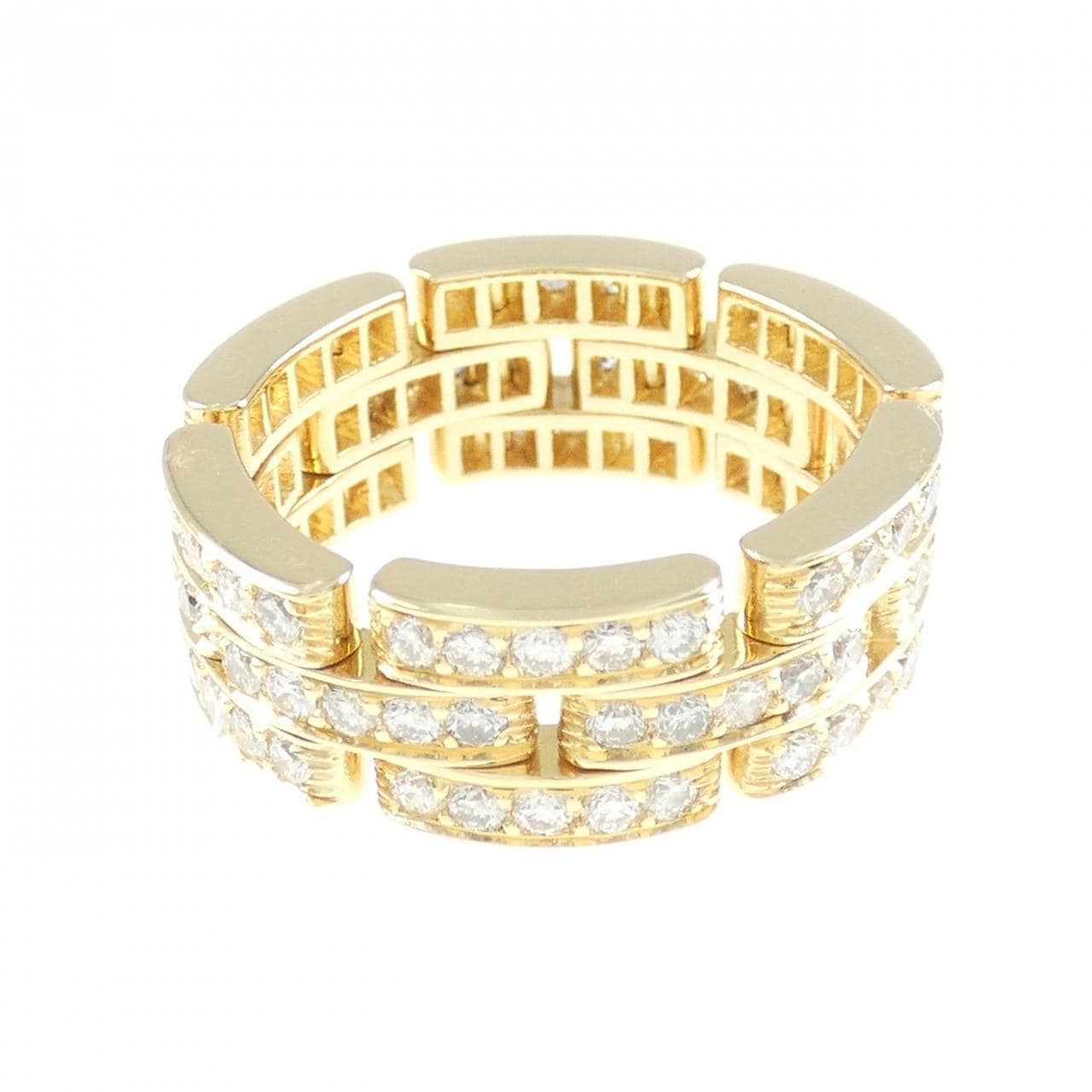 Cartier maillon panthère full diamond ring