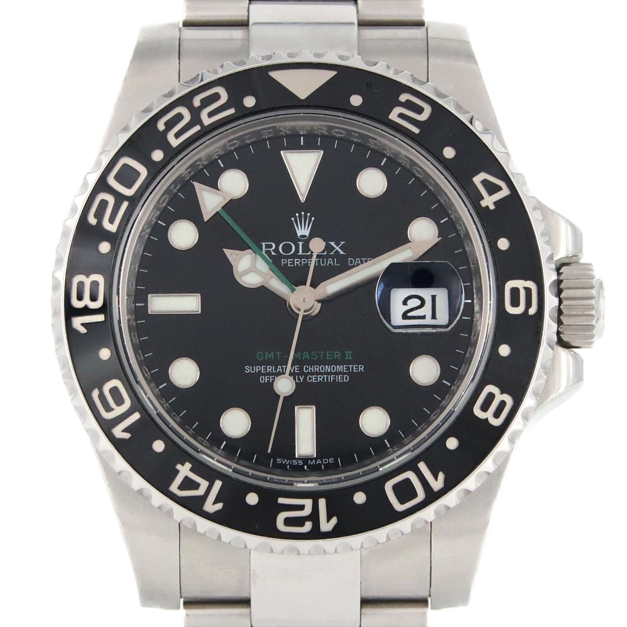 ROLEX GMT Master II 116710LN SS自动上弦随机号码