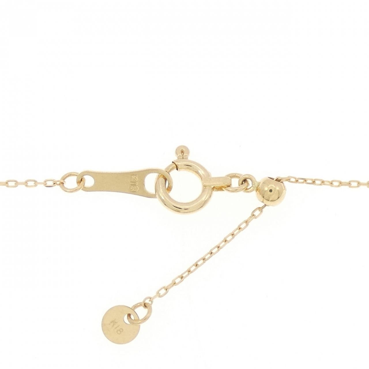[BRAND NEW] K18YG Diamond necklace 0.30CT