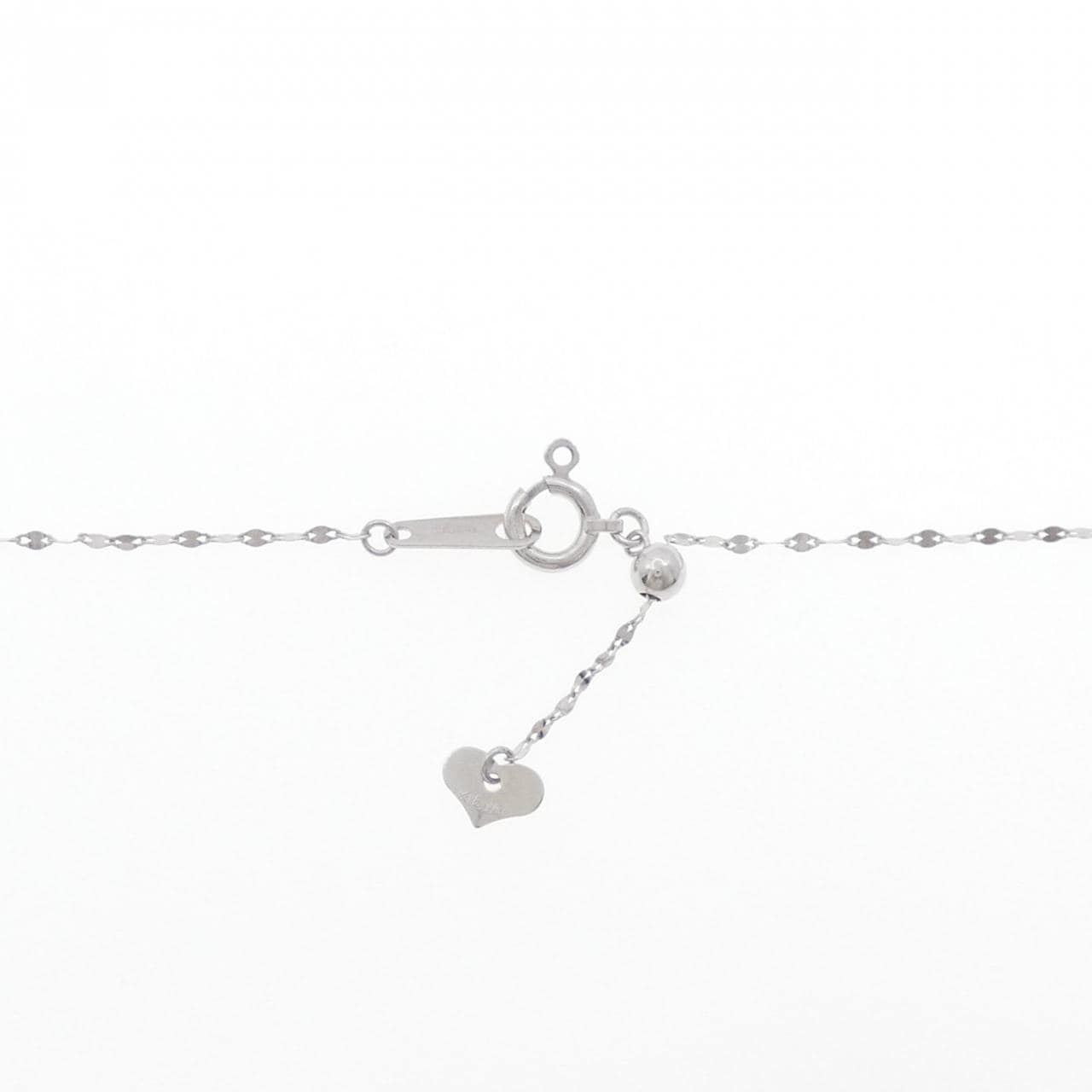 K18WG ダイヤモンド ネックレス 0.25CT