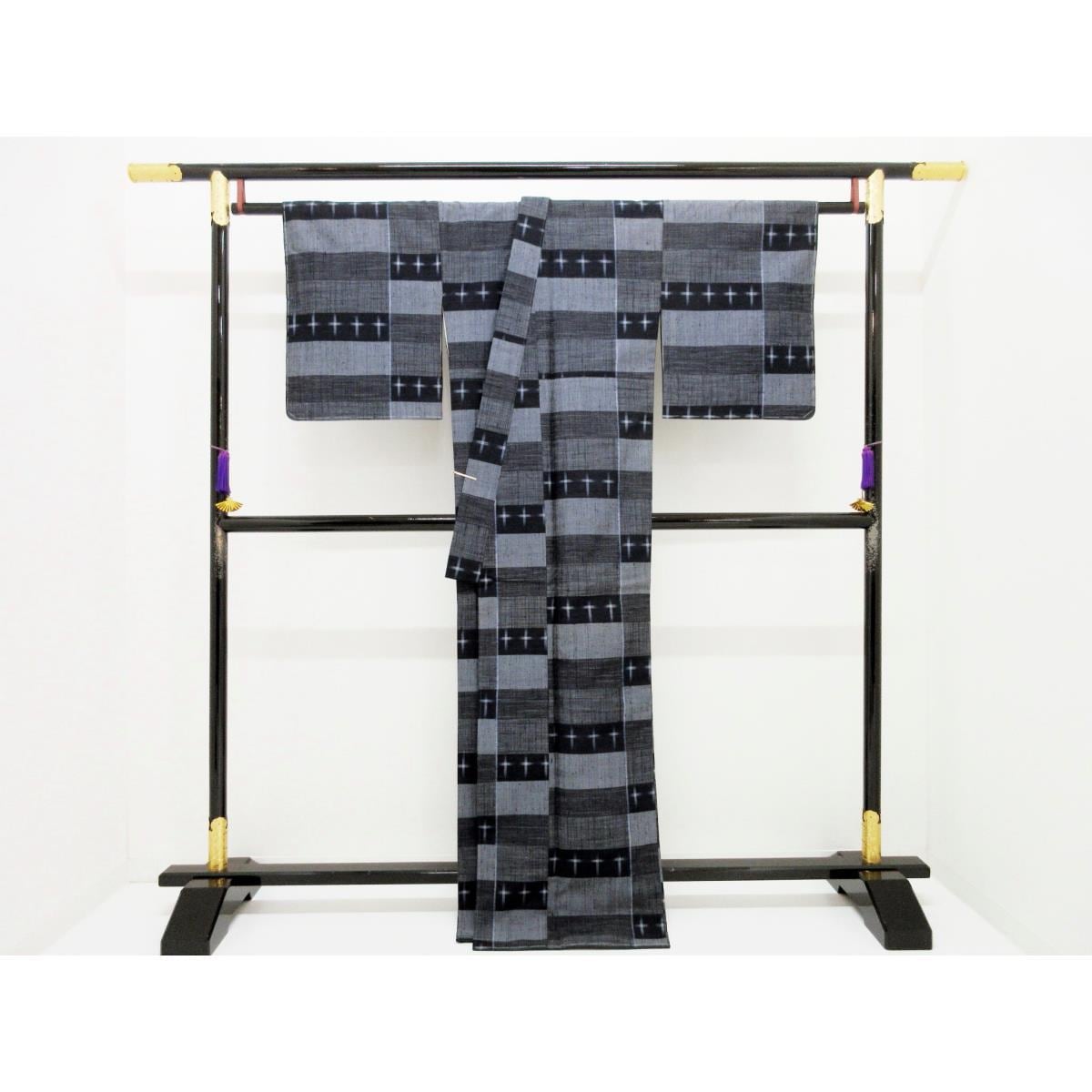 【未使用品】紬 バチ衿