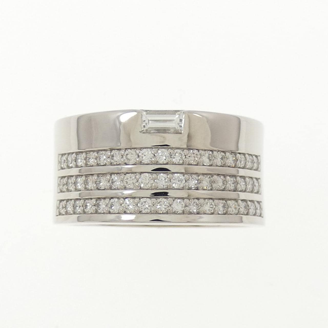 【新品】PT950 ダイヤモンド リング 0.76CT