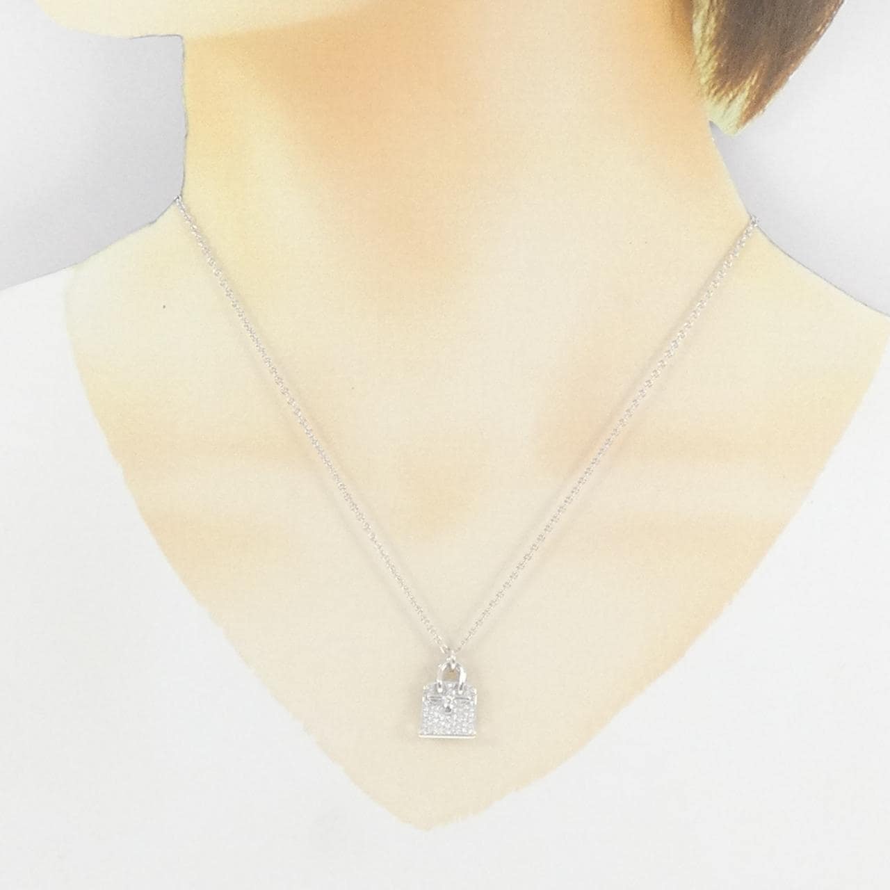 エルメス バーキン ネックレス 0.22CT