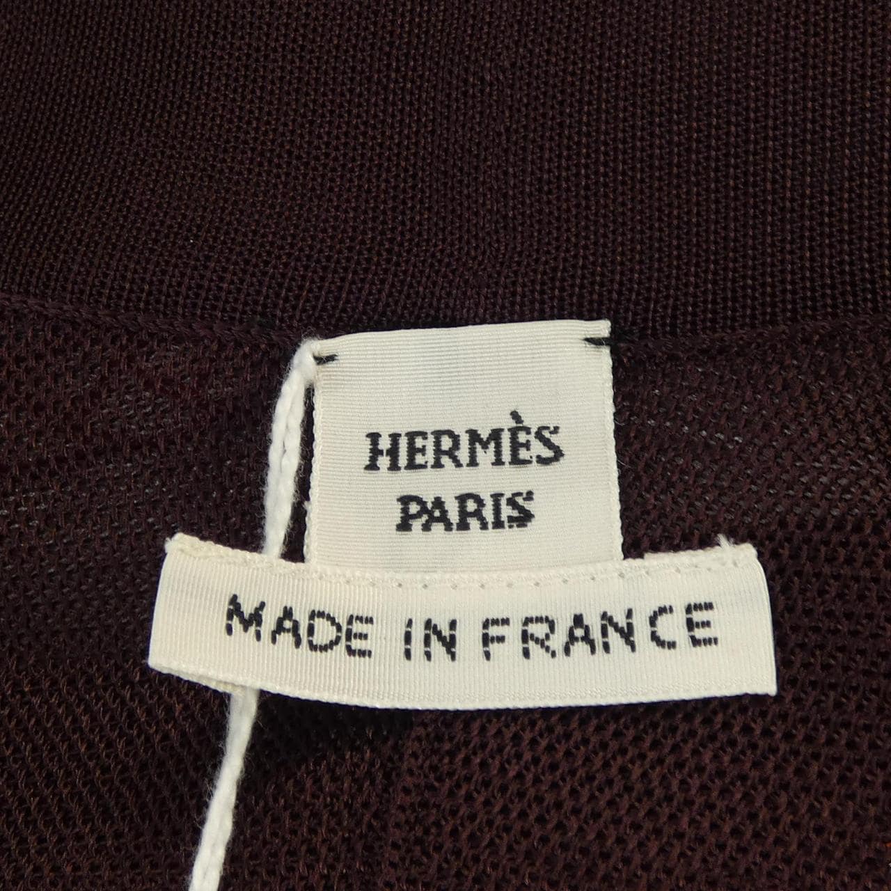 エルメス HERMES CANNES ET CANNES *17-7756 ツイルレーヌ ロングカーディガン