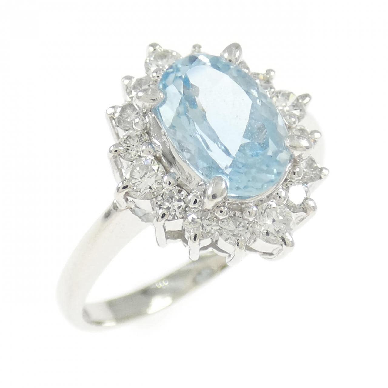 PT900 アクアマリン リング 1.41CT