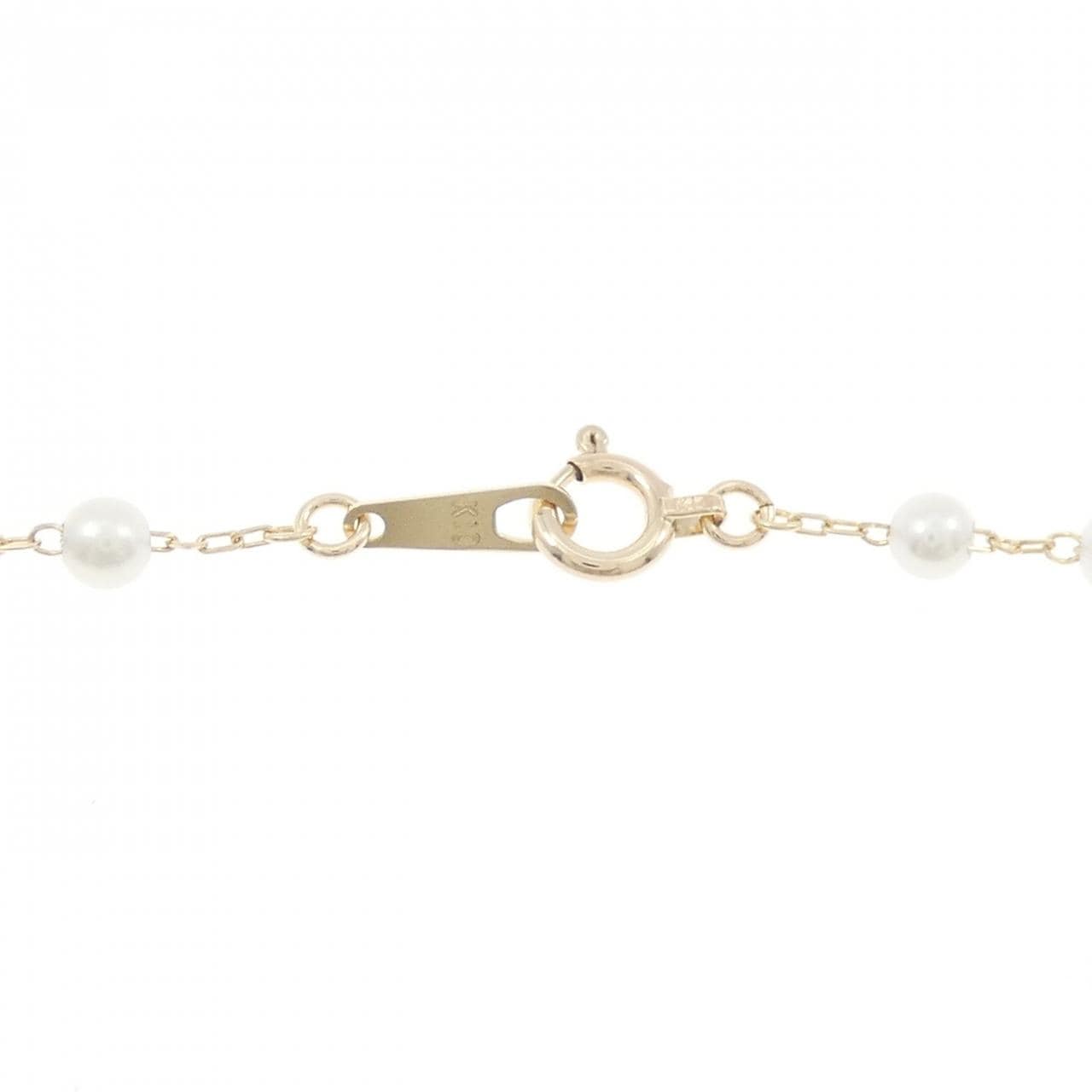 K10YG 淡水パール ブレスレット