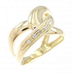 K18YG ダイヤモンド リング 0.05CT