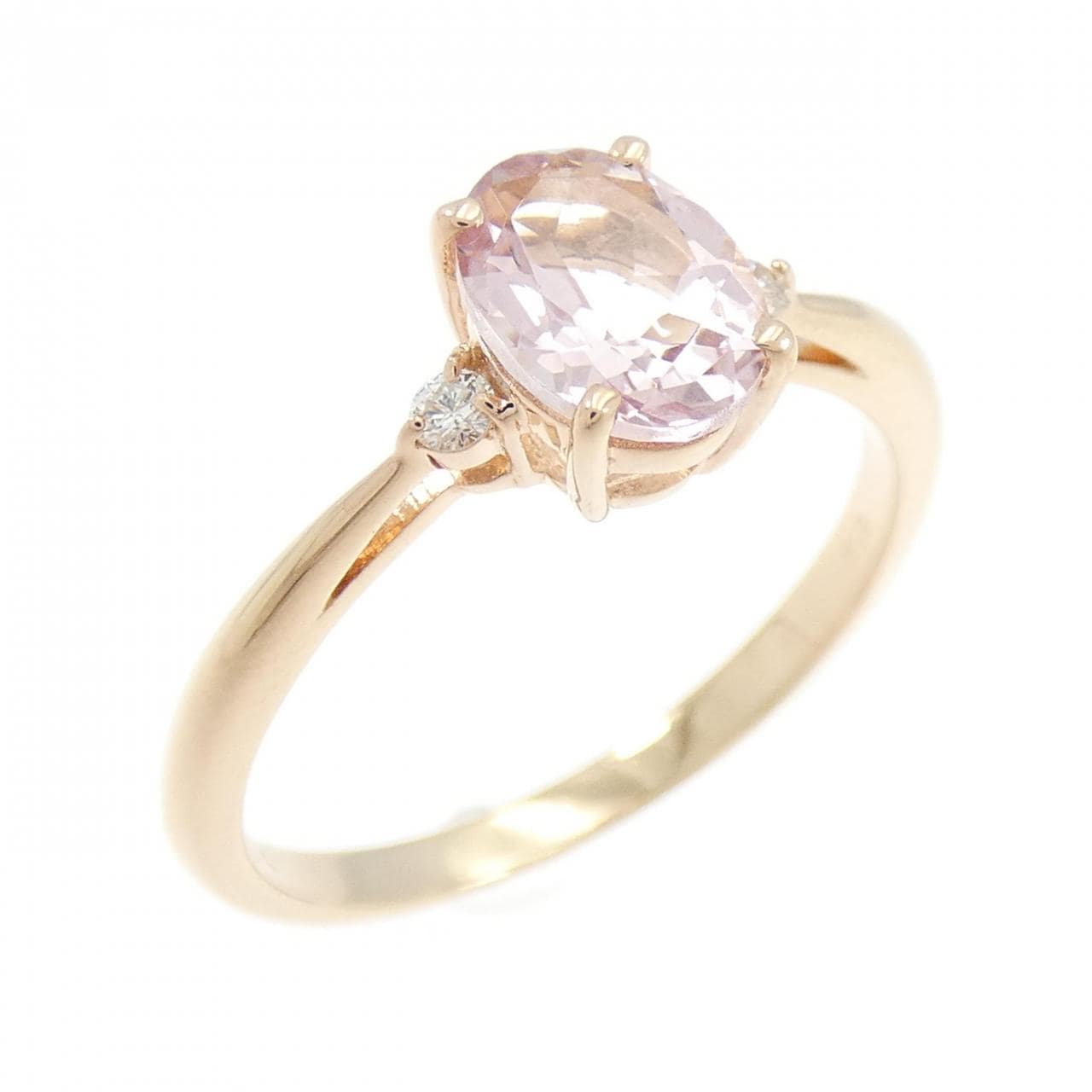 K18PG モルガナイト リング 0.77CT