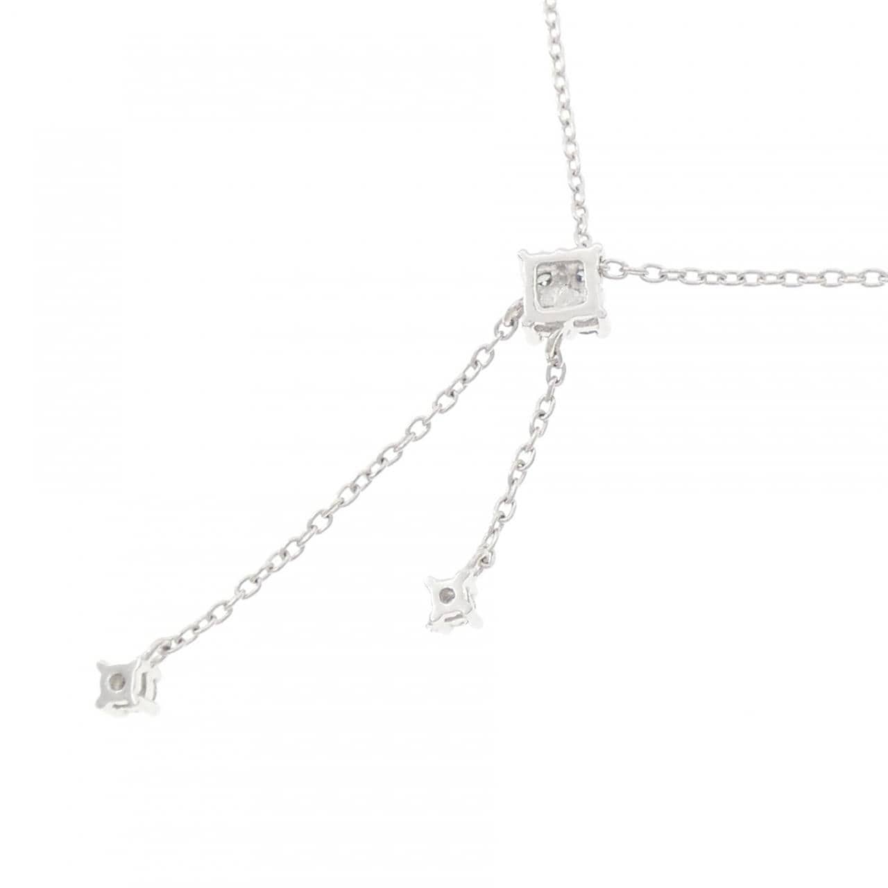 K10WG ダイヤモンド ネックレス 0.09CT