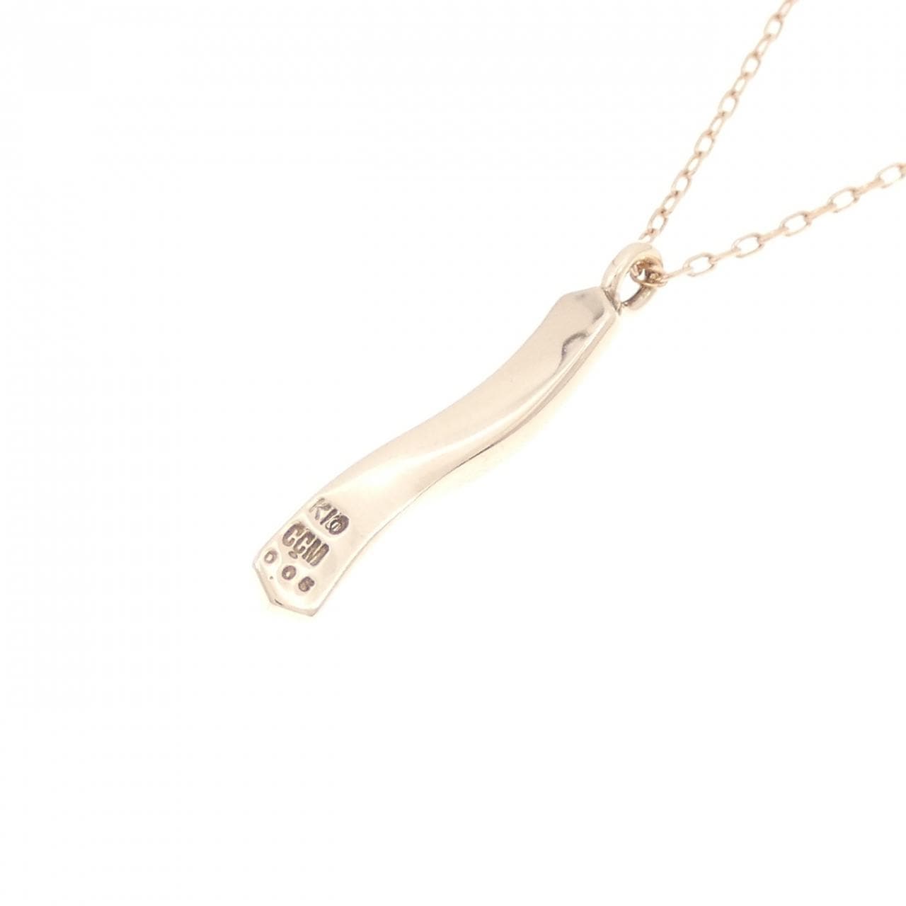 K10PG ダイヤモンド ネックレス 0.05CT